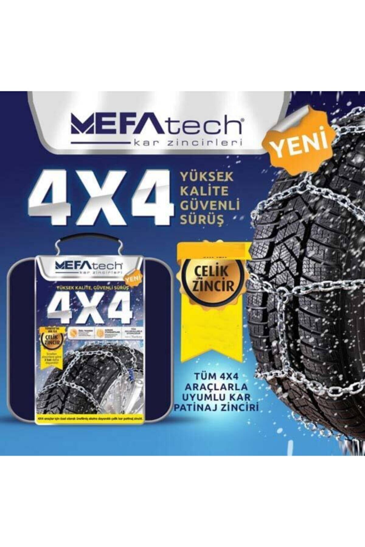 4x4 Takmatik Kar Patinaj Zinciri 235/55x18 No 1200
