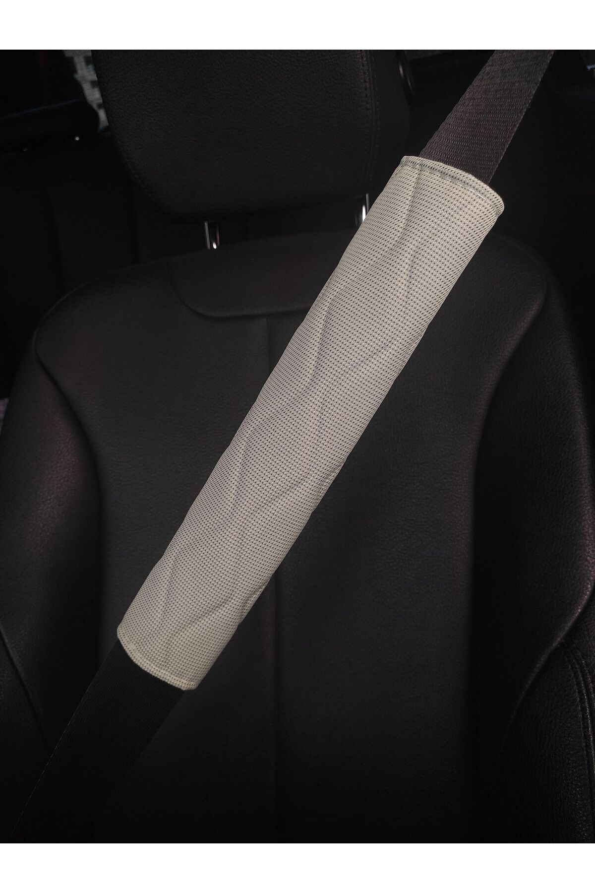 Emniyet KEMERİ Koltuk Kemer Pedi 2 ADET (BEJ RENK) (ORJİNAL PRESLİ DESENLİ KUMAŞ )