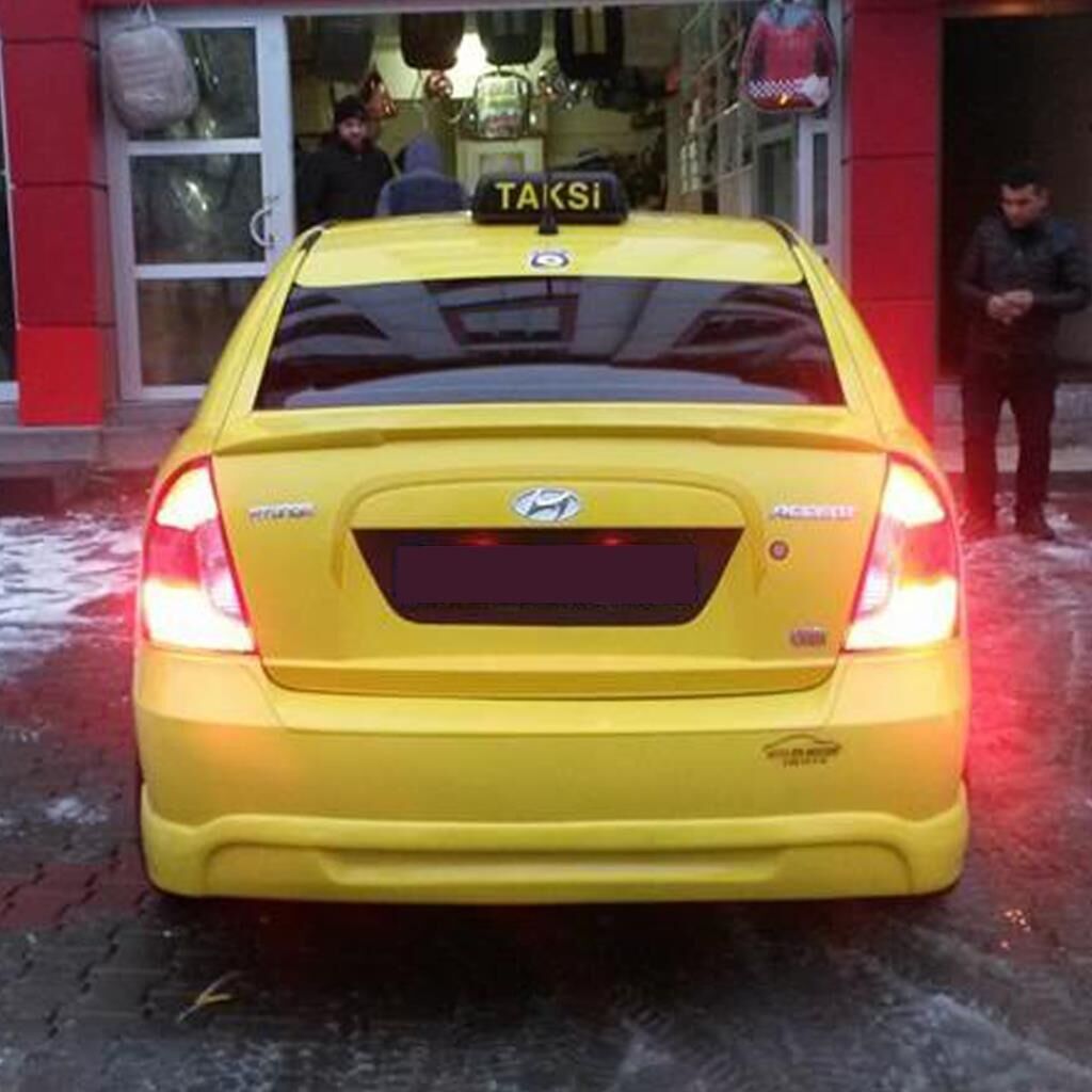 Hyundai Accent Era Arka Tampon Eki 2006-2012 Model Arası Boyalı