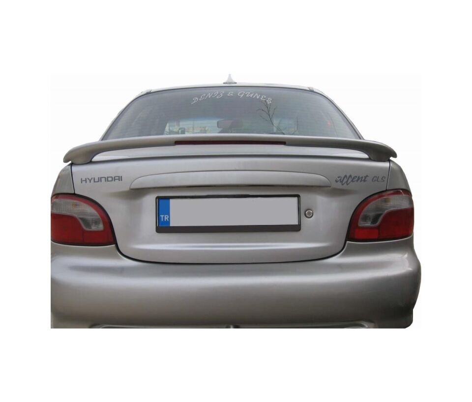 Hyundai Accent Yumurta Kasa Işıklı Fiber Spoiler Boyalı