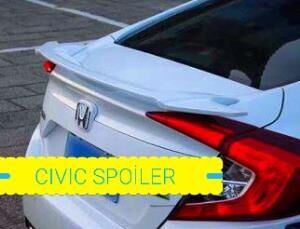Honda Civic Fc5 Kasa Işıklı Spoiler Boyalı
