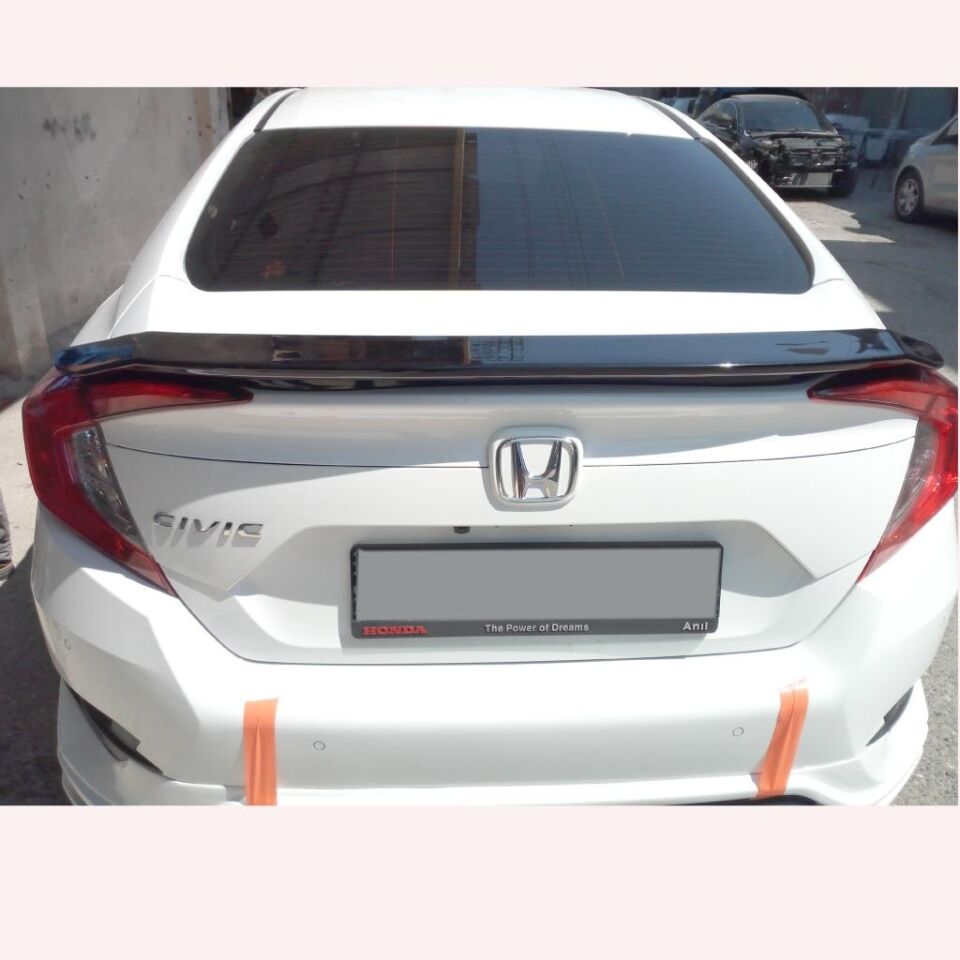Honda Civic Fc5 2016 Ve Sonrası Geniş Anatomik Rs Spoiler Boyalı