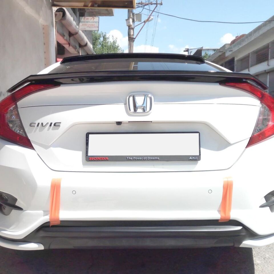 Honda Civic Fc5 2016 Ve Sonrası Geniş Anatomik Rs Spoiler Boyalı