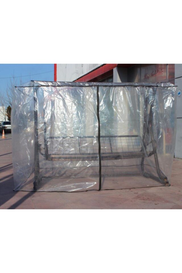 Şeffaf Salıncak Koruma Örtüsü Salıncak Kılıfı Bahçe Salıncak Kılıfı 220x120x150