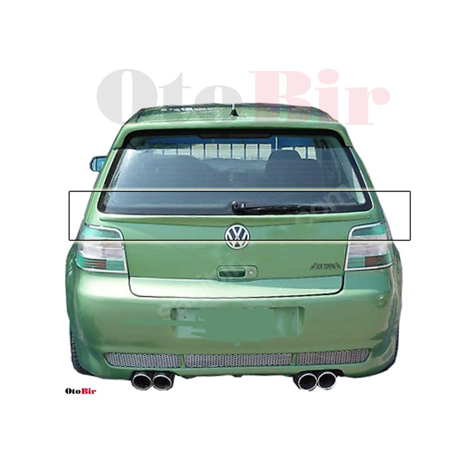 Volkswagen Golf 4 Cam Altı Spoiler Fiber Boyalı
