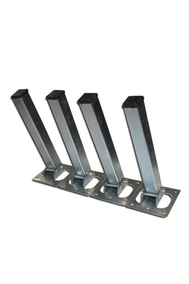 Masa Ayağı 4lü Katlanır Metal Yer Sofrası Ayağı 20 Cm