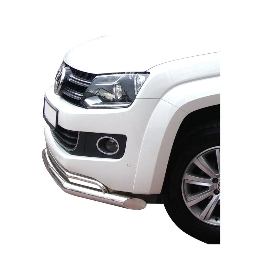 Volkswagen Amarok Ön Krom Koruma Bıyık Paslanmaz Çelik