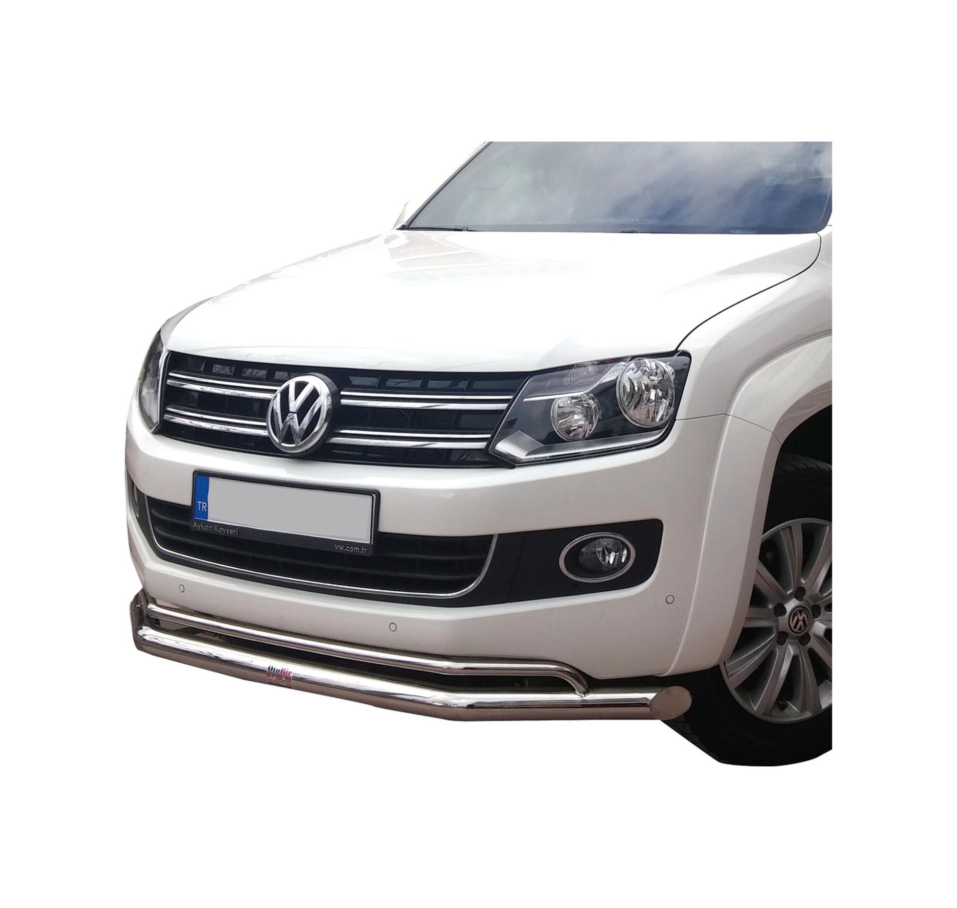 Volkswagen Amarok Ön Krom Koruma Bıyık Paslanmaz Çelik