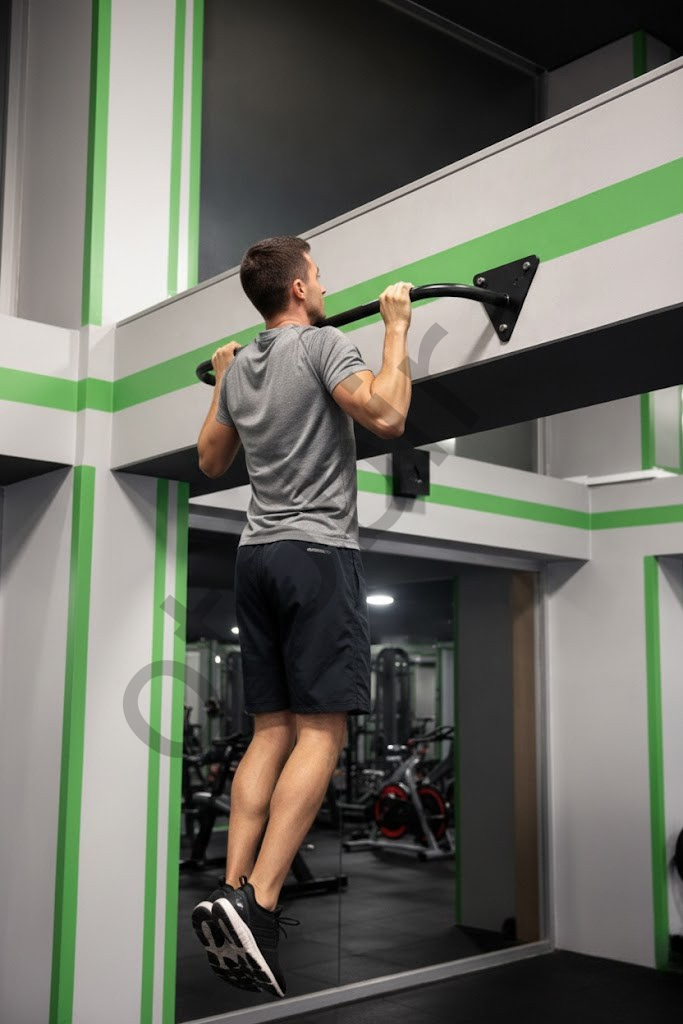 Duvara Monte Barfiks Demiri-Barfiks İstasyonu-Barfiks Çubuğu