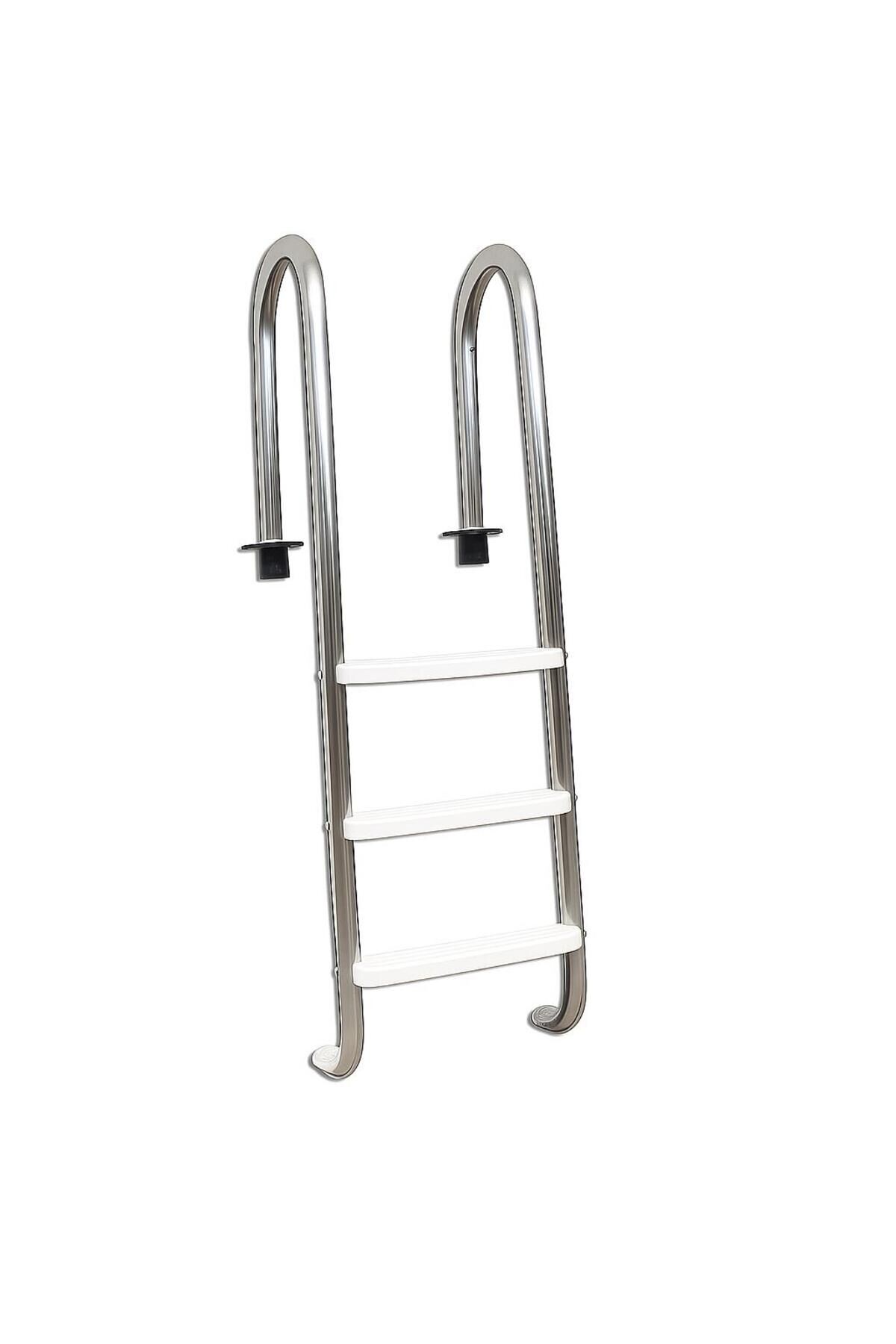 Paslanmaz 3 Basamaklı Havuz Merdiveni Muro Seri Aısı 304 Krom