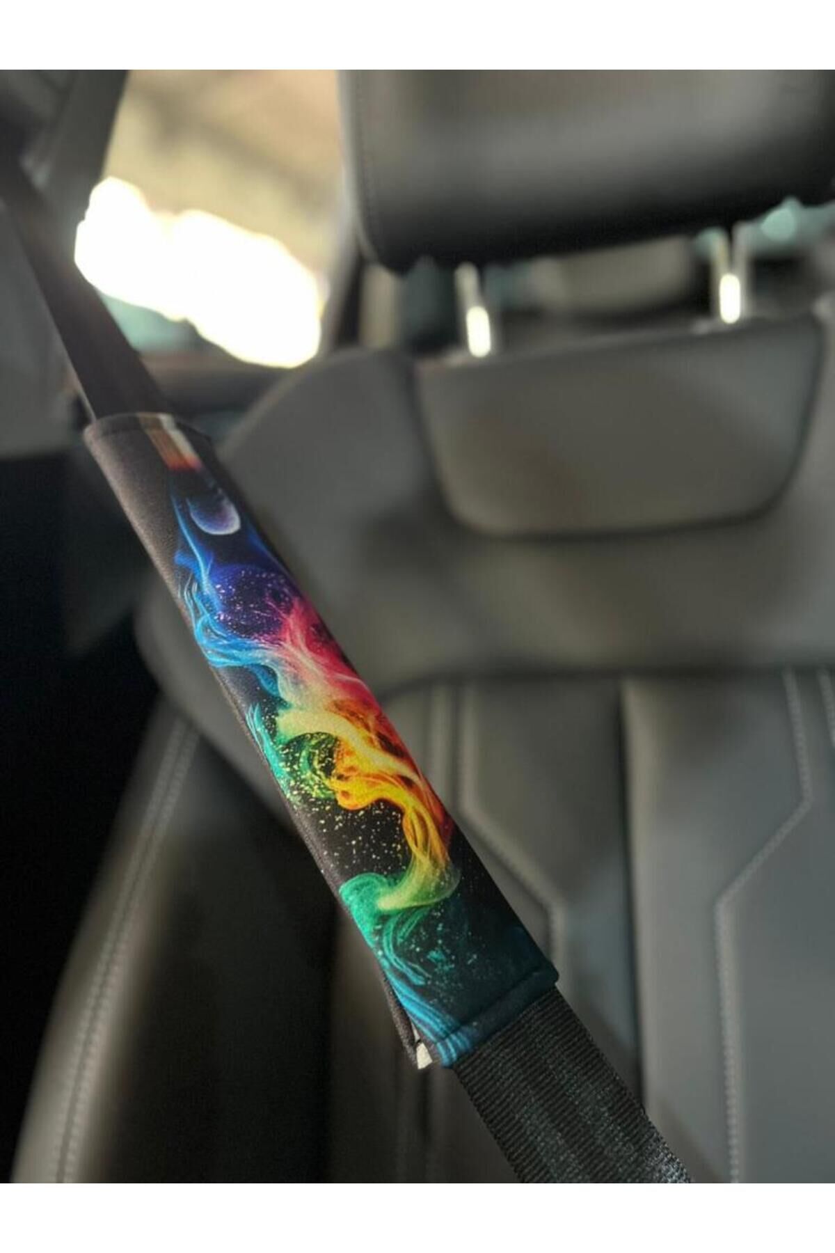 Emniyet Kemer Kılıfı-Konfor Pedi Renk Cümbüşü 2 ADET