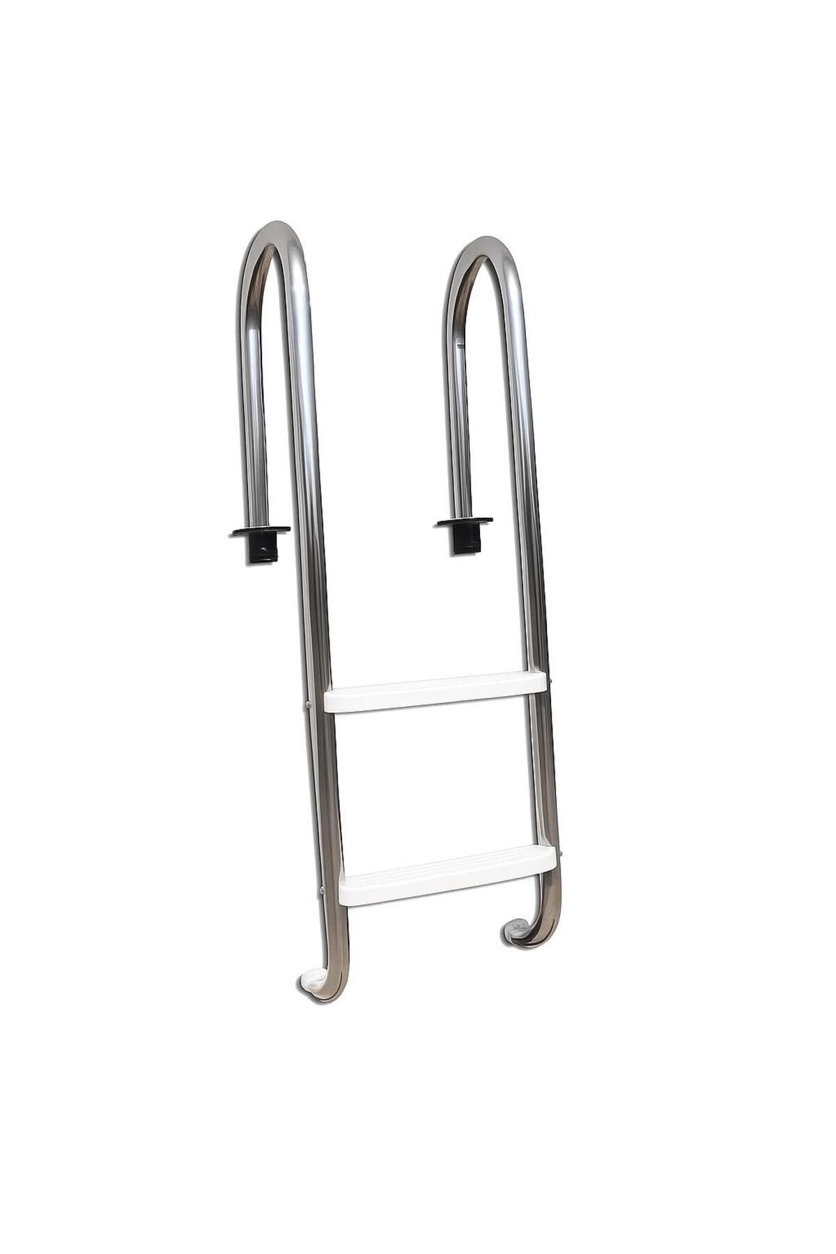 Paslanmaz 2 Basamaklı Havuz Merdiveni Muro Seri Aısı 304 Krom