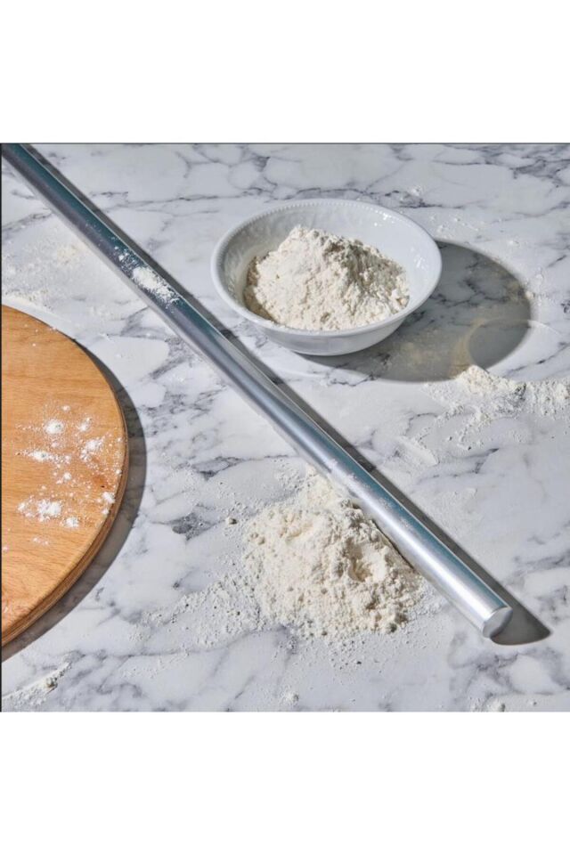 304 Kalite Paslanmaz Çelik Krom Oklava 70 Cm