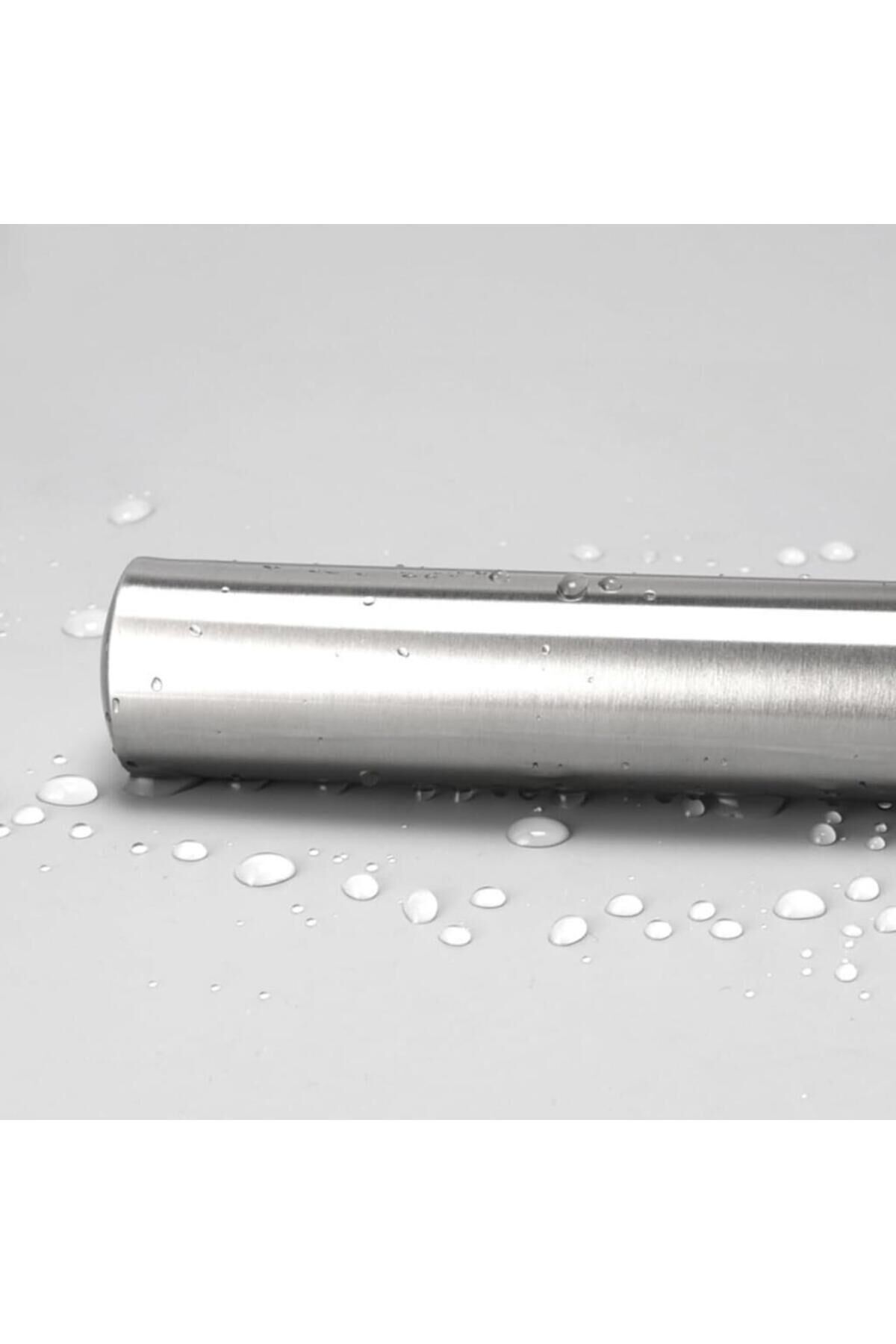 304 Kalite Paslanmaz Çelik Krom Oklava 70 Cm