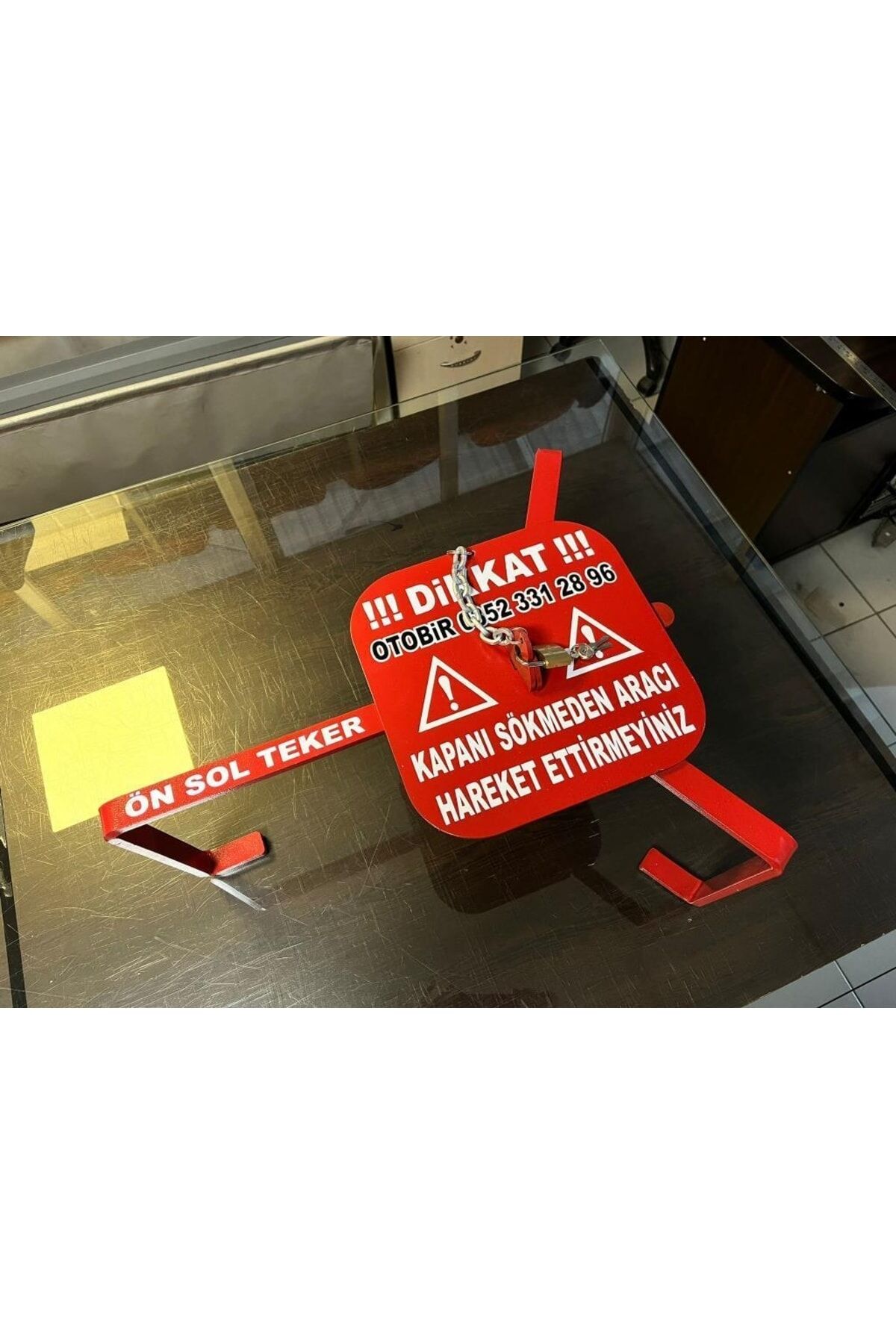 Metal Araç Teker Kilidi