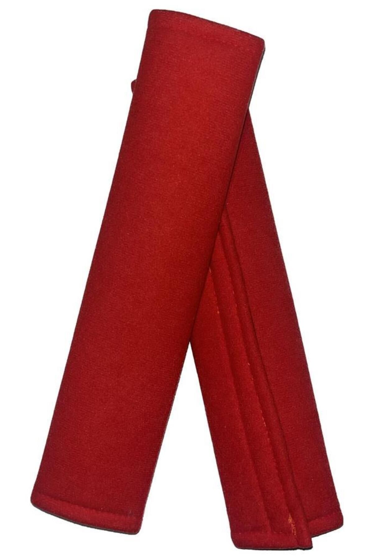 Emniyet Kemer Kılıfı (Yumuşak Ve Estetik Tasarım Kırmızı)