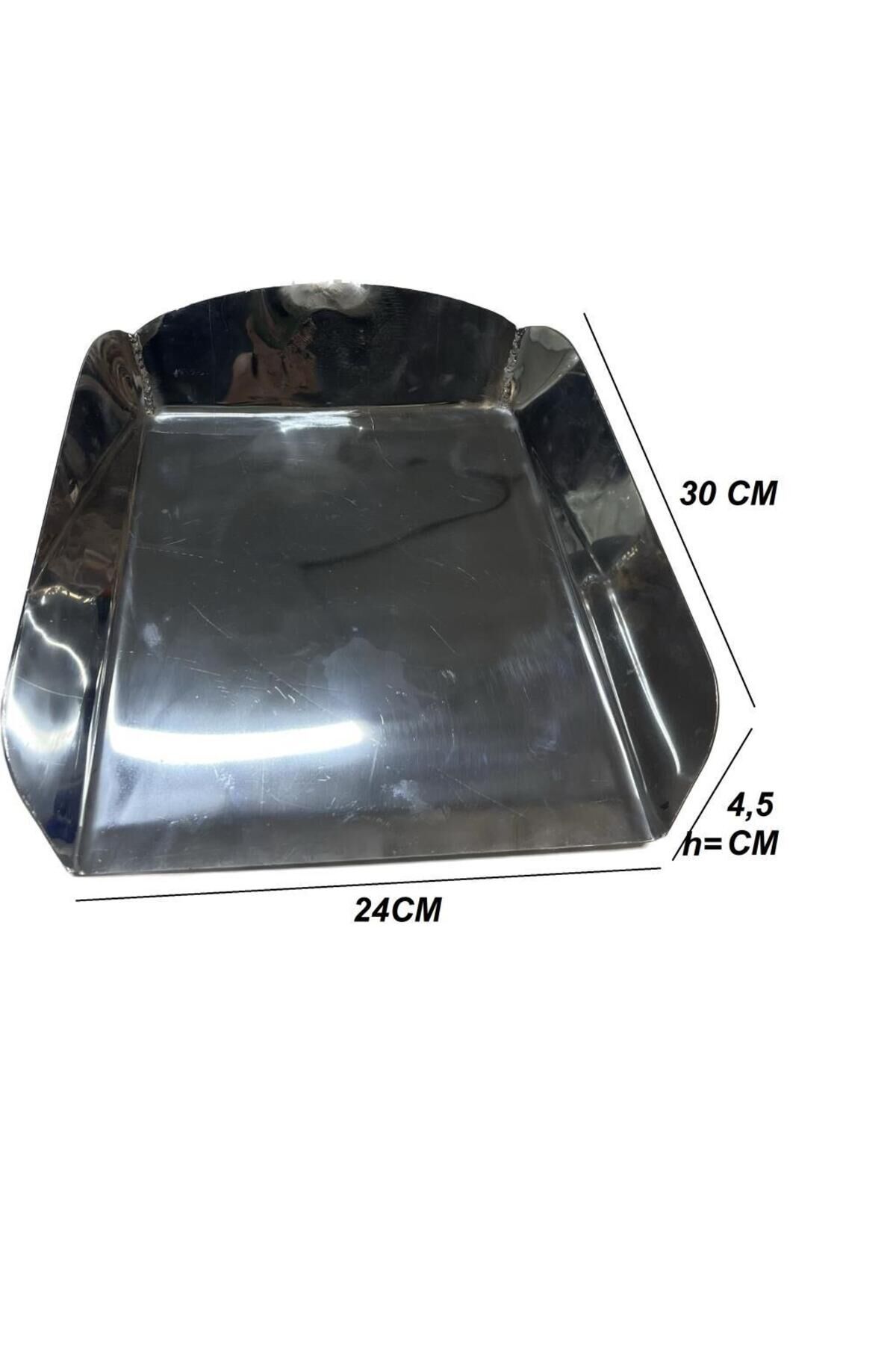 Krom Paslanmaz Gıda Sanayi Küreği Sapsız Model