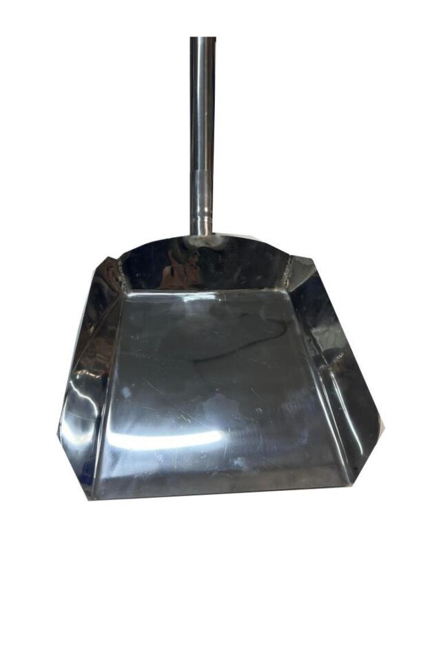 Krom Paslanmaz Gıda Sanayi Küreği Krom Saplı