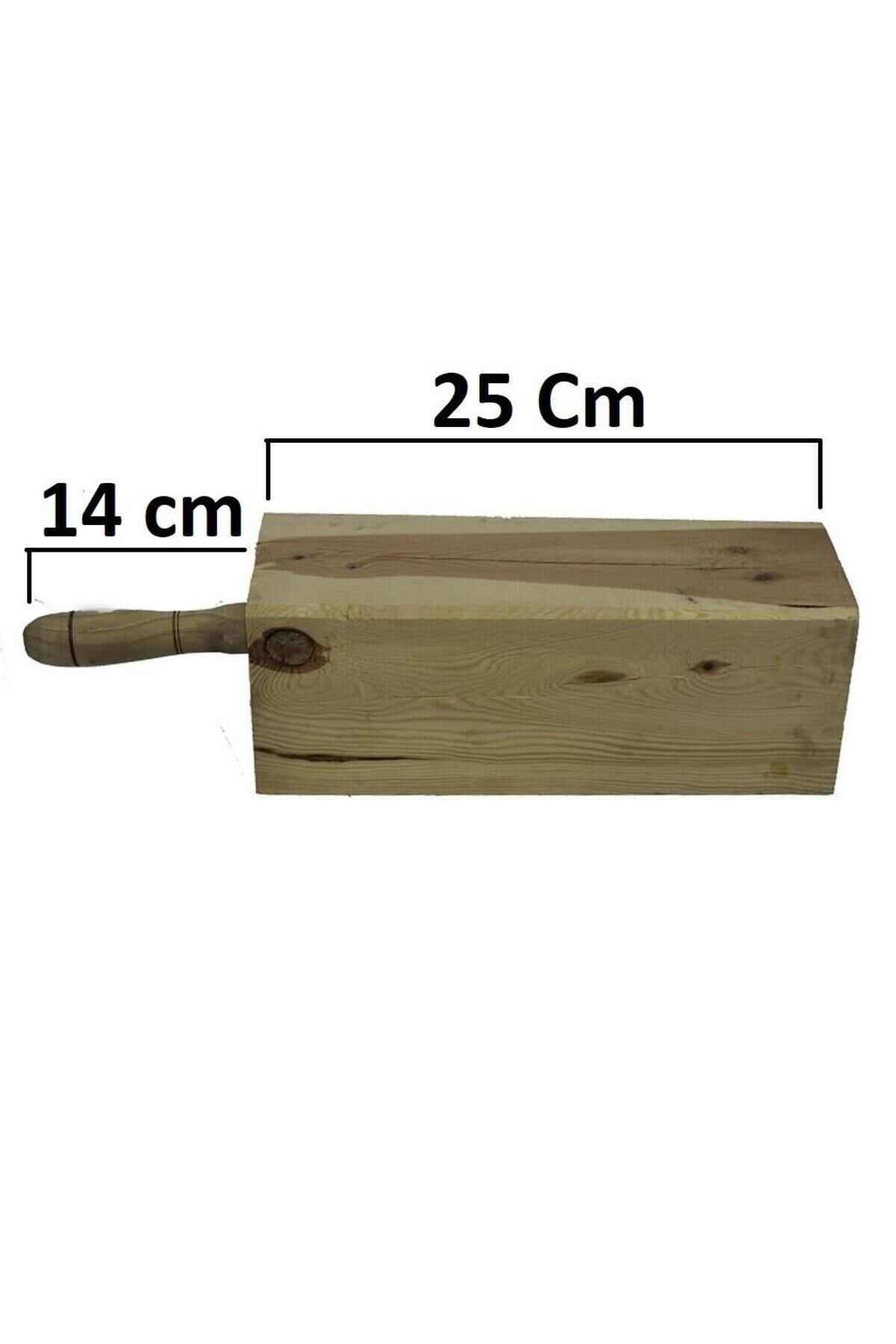 Tahta Araç Takoz 25 Cm Dolmuş