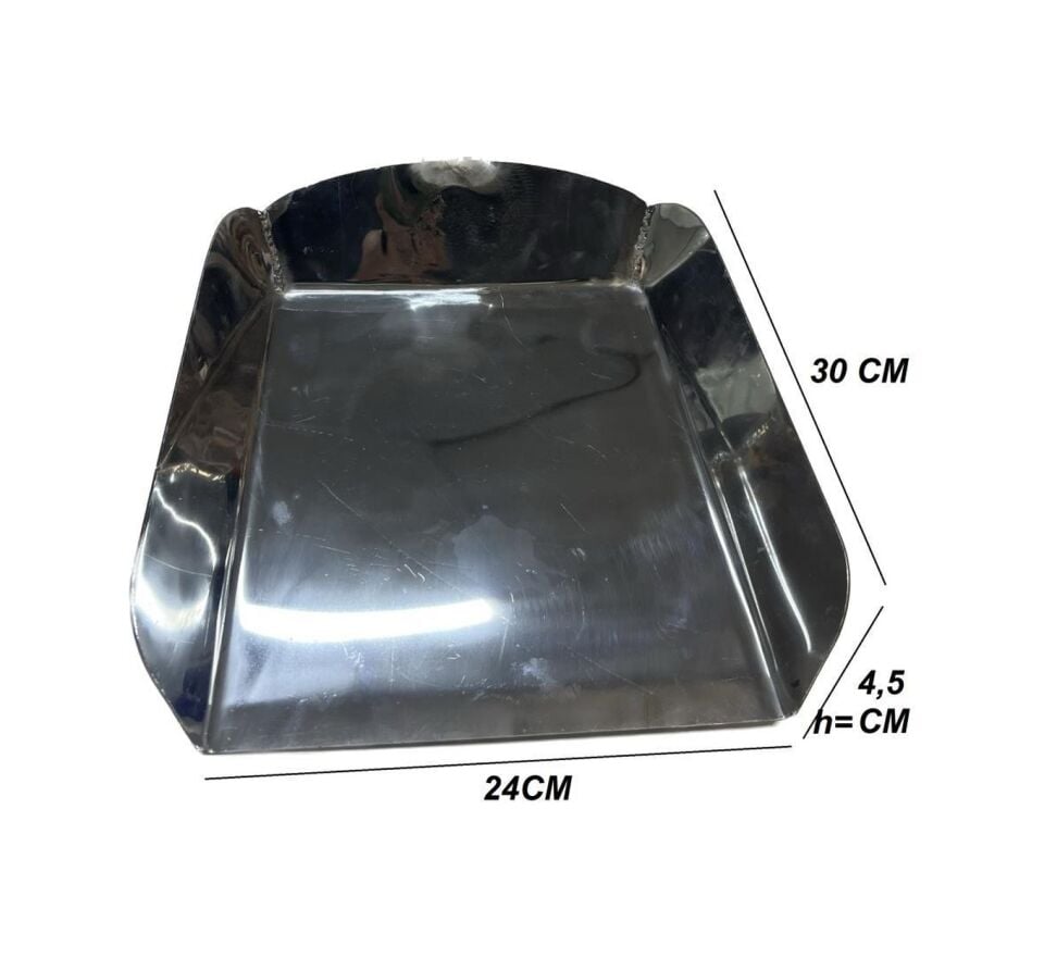 Krom Paslanmaz Gıda Sanayi Küreği Sapsız Model