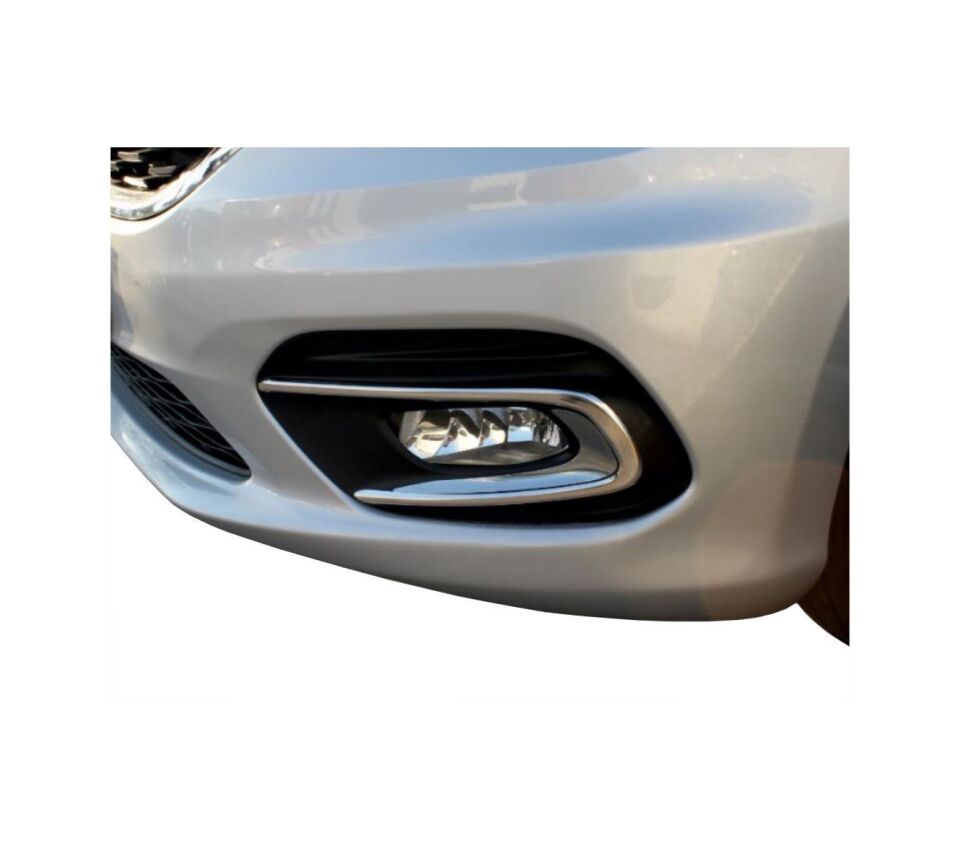 Fiat Egea Sis Farı Çerçevesi 2 Parça Paslanmaz Çelik