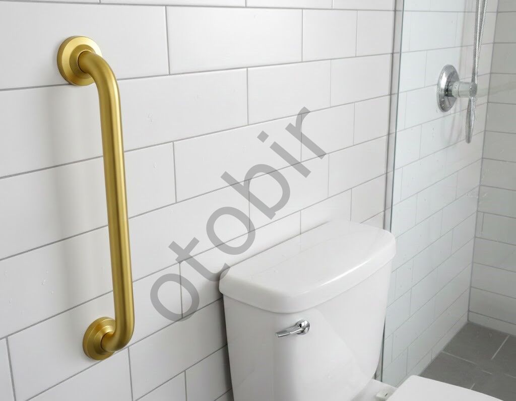 Pasus Paslanmaz Bronz Engelli Tutunma Barı Tutamağı 51cm WC Banyo
