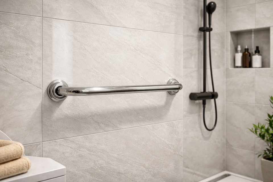 Pasus Paslanmaz Engelli Tutunma Barı Tutamağı 64 CM Krom