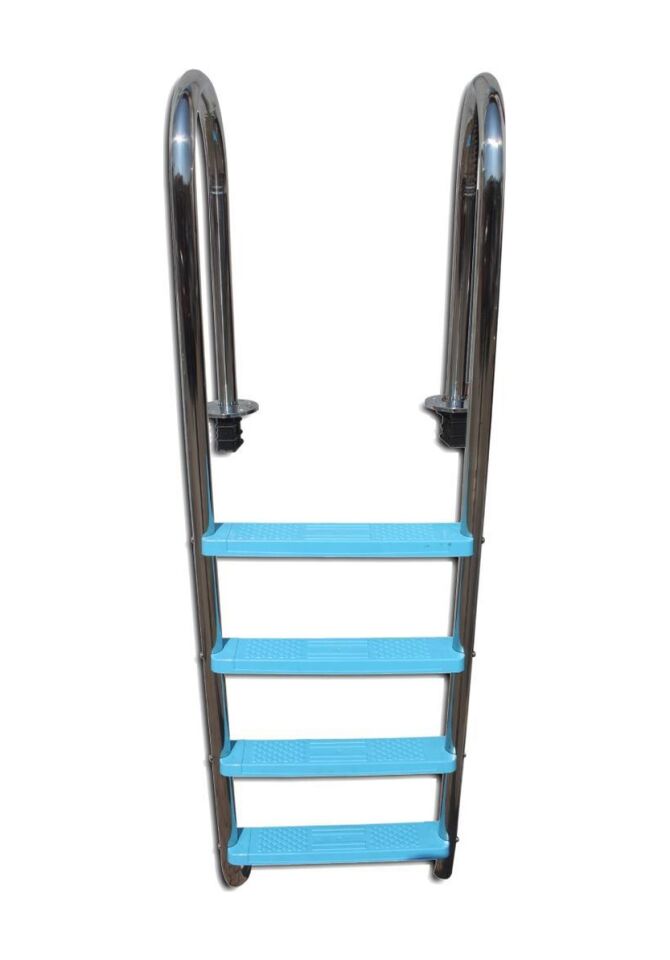 Paslanmaz 4 Basamaklı Havuz Merdiveni Muro Seri Aısı 304 Krom