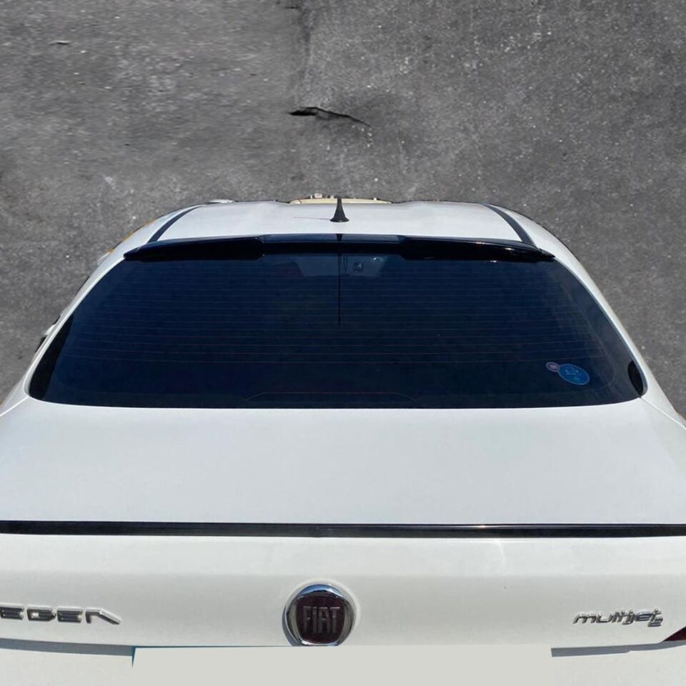 Fiat Egea Sedan Yarasa Model Cam Üstü Tavan Spoiler Boyalı