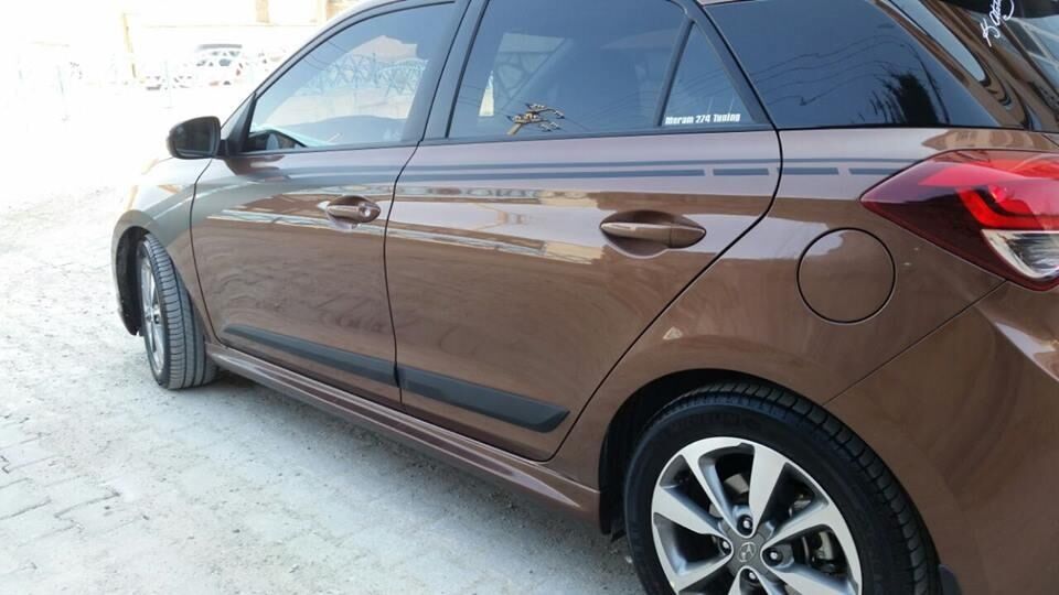 Hyundai İ20 Yan Marşpiyel 2015 ve Sonrası Leon Modeli Boyalı