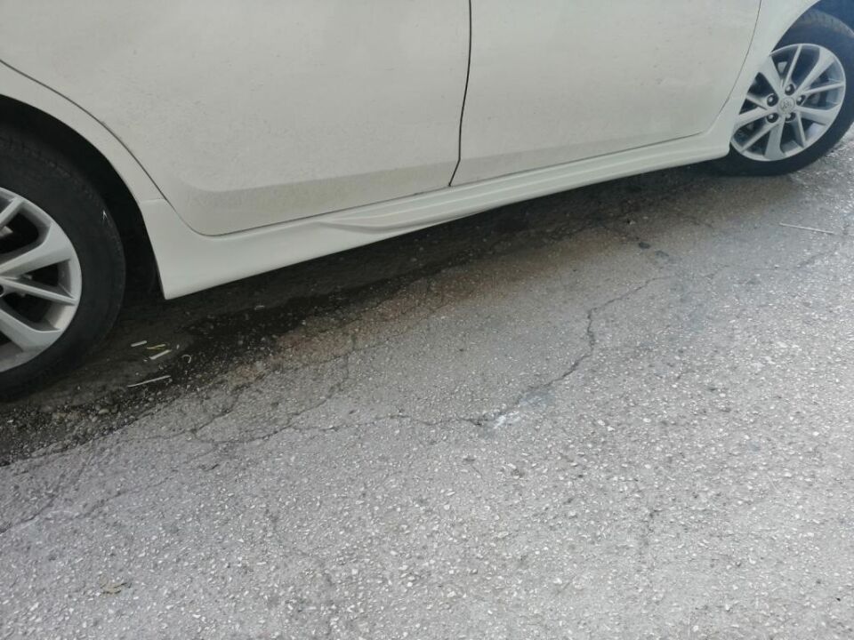 Toyota Corolla Uyumlu Yan Marşpiyel 2013-2018 Model Arası Boyalı