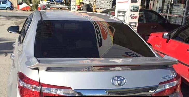 Toyota Corolla Uyumlu Işıklı Spoiler 2013-2018 Model Arası Boyalı