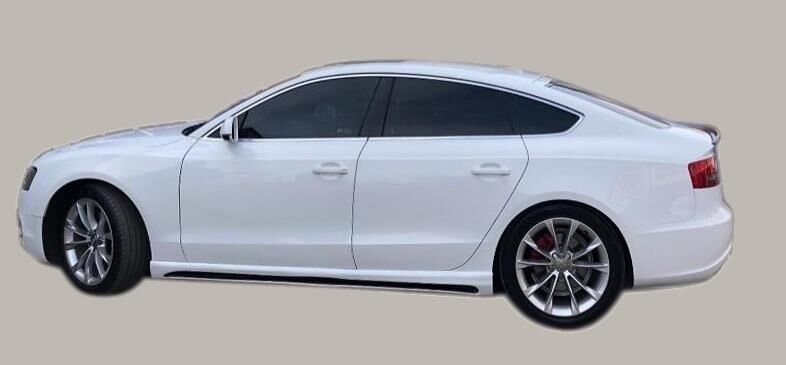 Audi A4 Racing Yan Marşpiyel Boyalı 2008 ve Sonrası Modeller