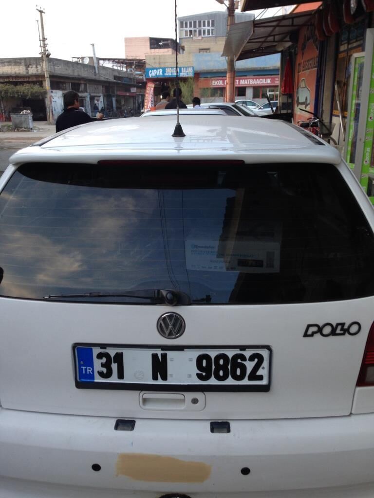 Volkswagen Polo Hb Cam Üstü Spoiler 1996-1999 Model Arası
