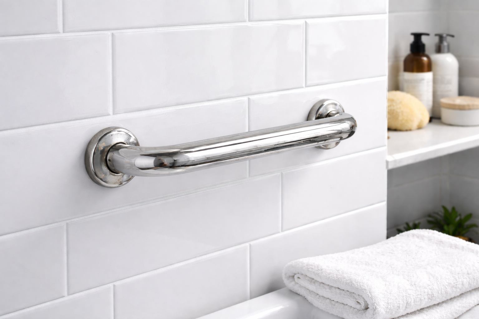 Pasus Paslanmaz Engelli Tutunma Barı Tutamağı 44Cm Wc Banyo Küvet