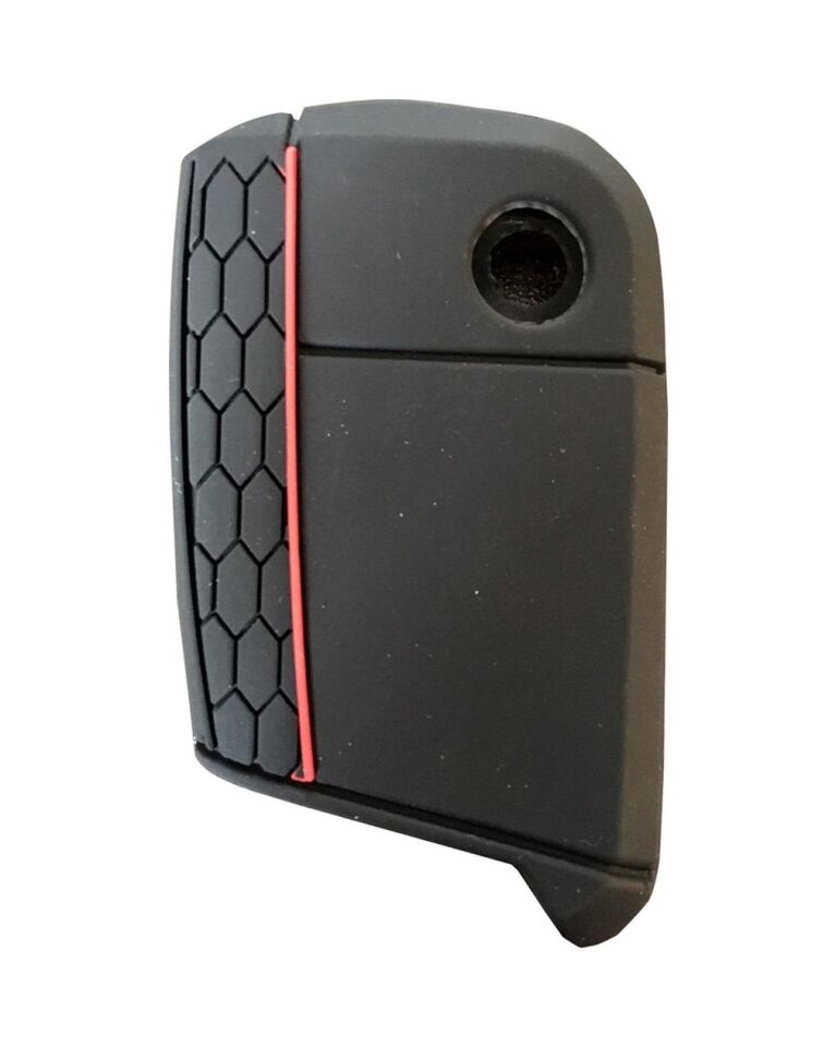 Vw Golf Uyumlu 7 Leon Silikon Araba Araç Oto Anahtar Kumanda Kılıfı Kabı Mavi