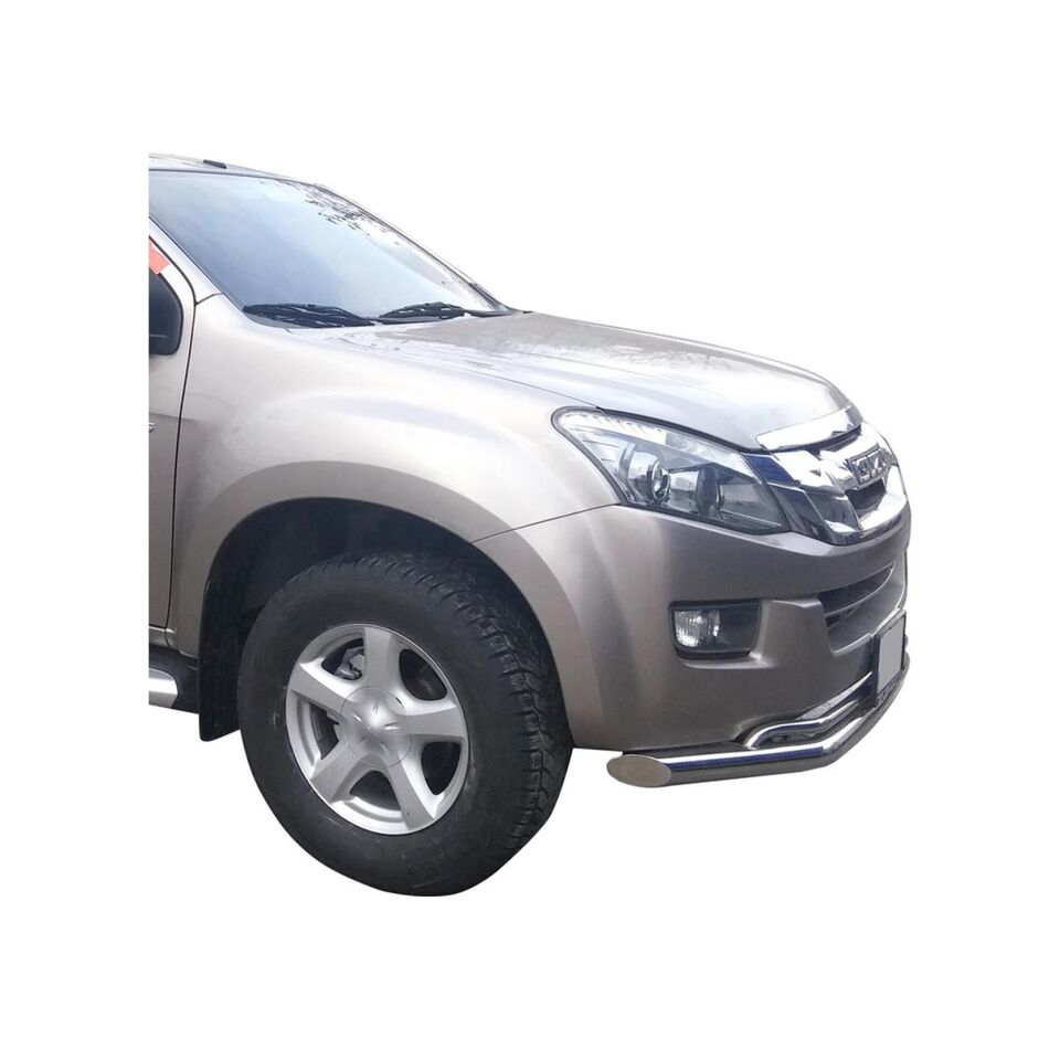 Isuzu Dmax Ön Krom Koruma Bıyık Paslanmaz Çelik