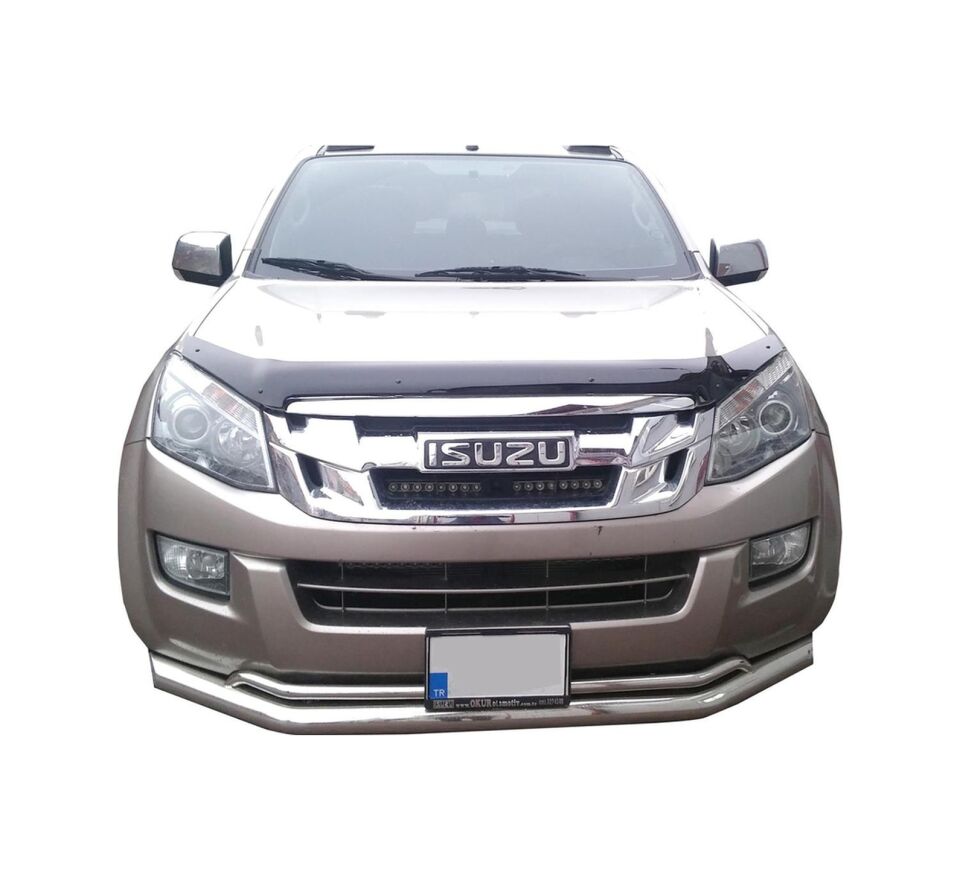 Isuzu Dmax Ön Krom Koruma Bıyık Paslanmaz Çelik