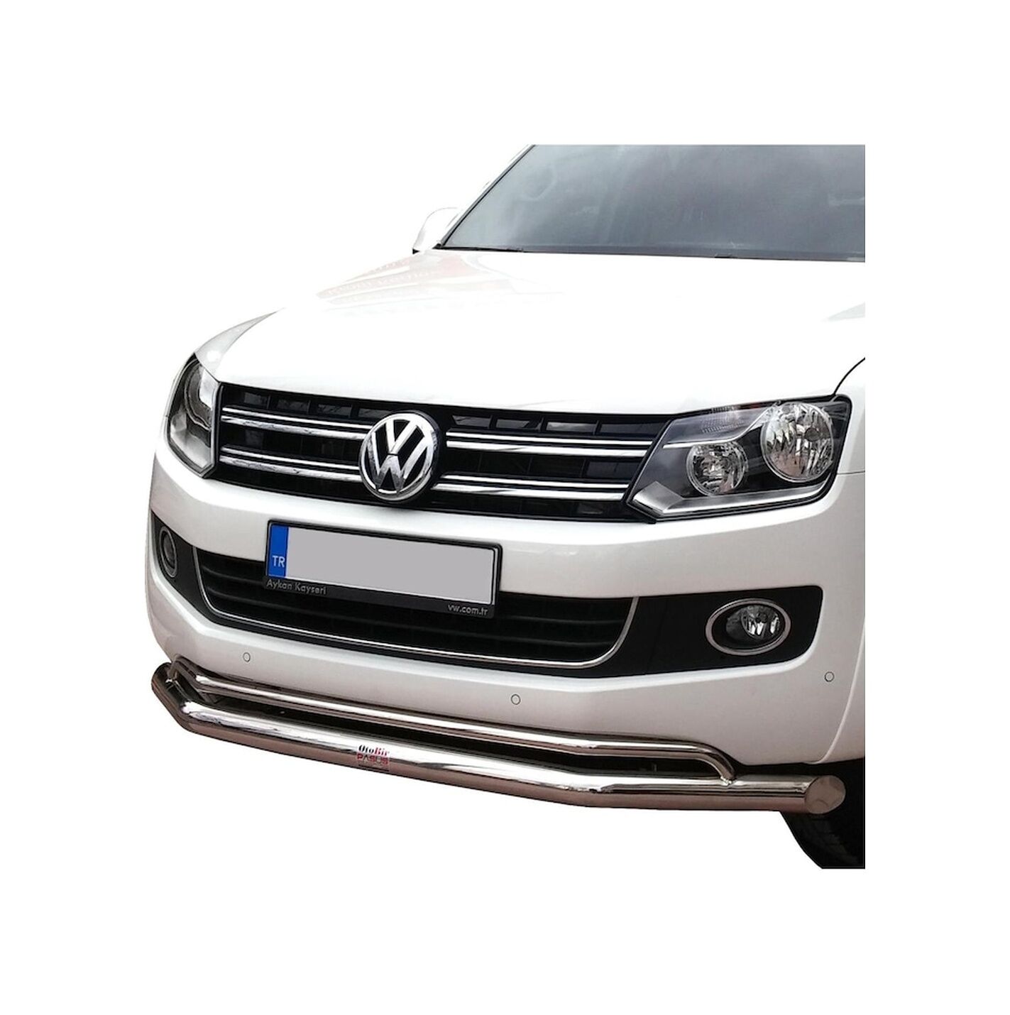Volkswagen Amarok Ön Krom Koruma Bıyık Paslanmaz  Çelik