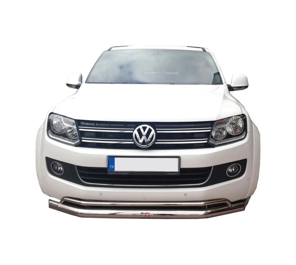 Volkswagen Amarok Ön Krom Koruma Bıyık Paslanmaz  Çelik