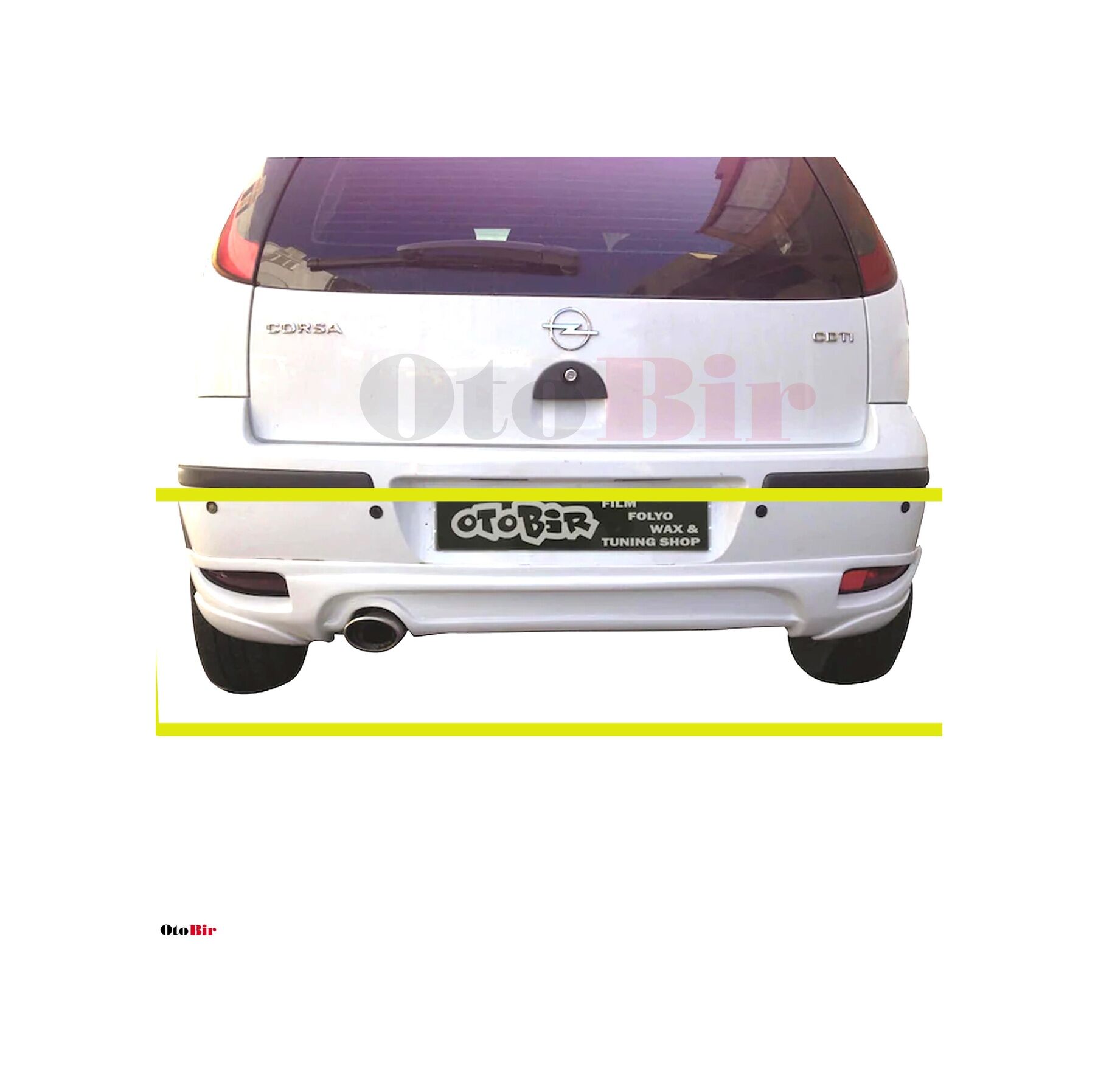 Opel Corsa C Arka Tampon Eki N11.8210