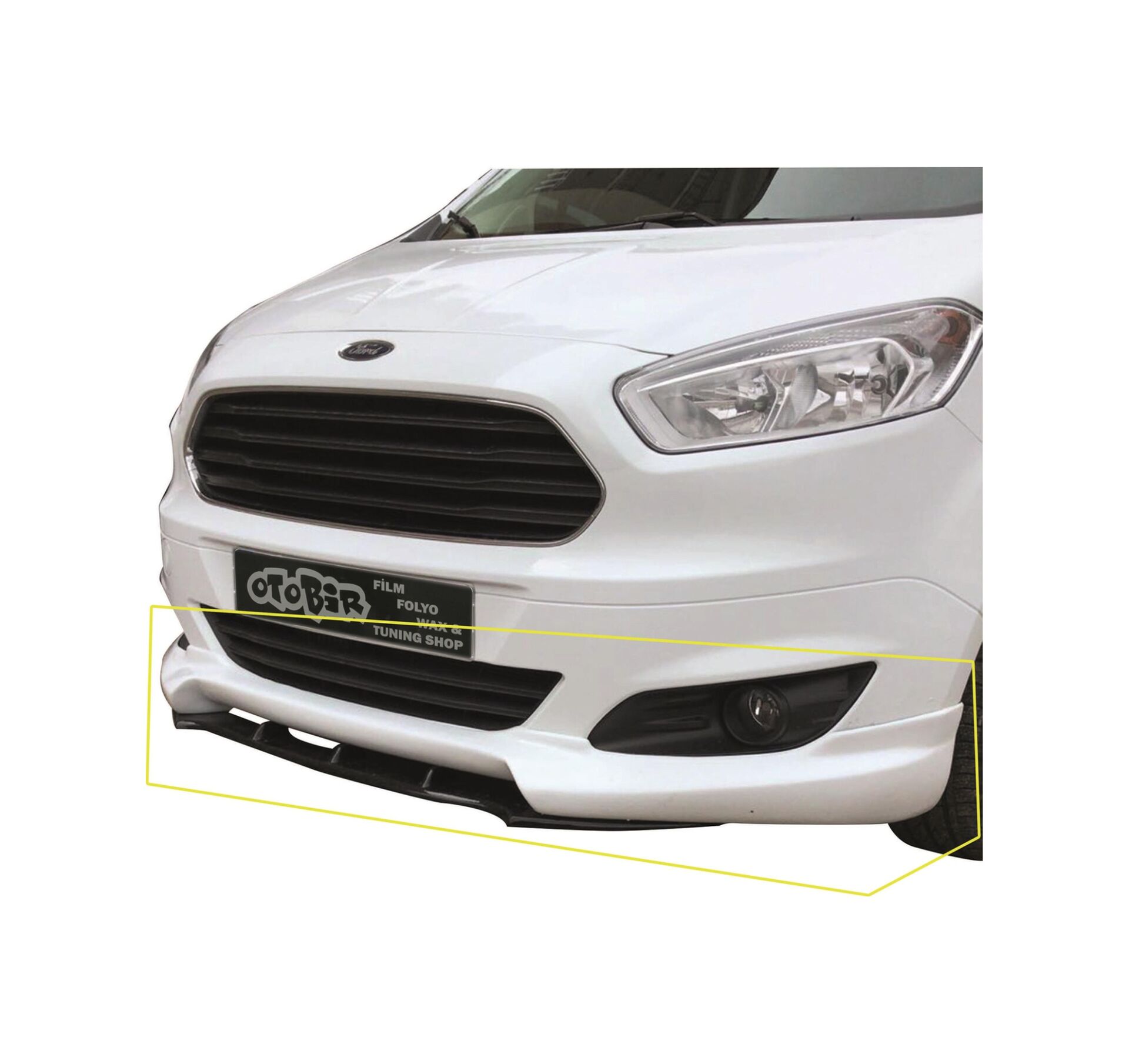 Ford Courier Ön Tampon Eki + Tampon Altı Lip 2 Li Set