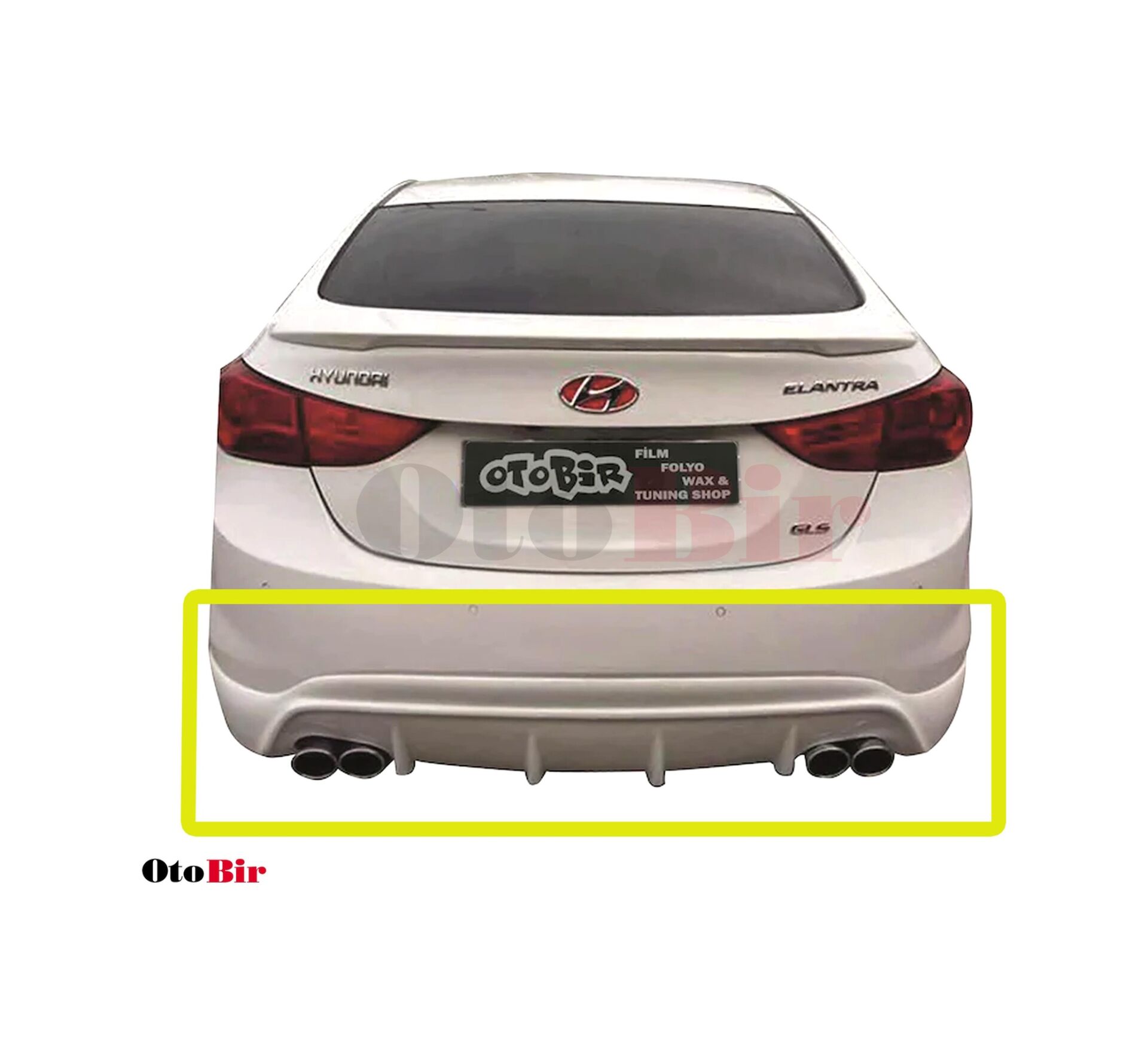 Hyundai Elantra Arka Tampon Eki 2011-2013 Model Arası