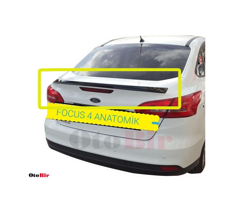 Ford Focus 4 Anatomik Spoiler 2015 Sonrası Modellere Uyumludur