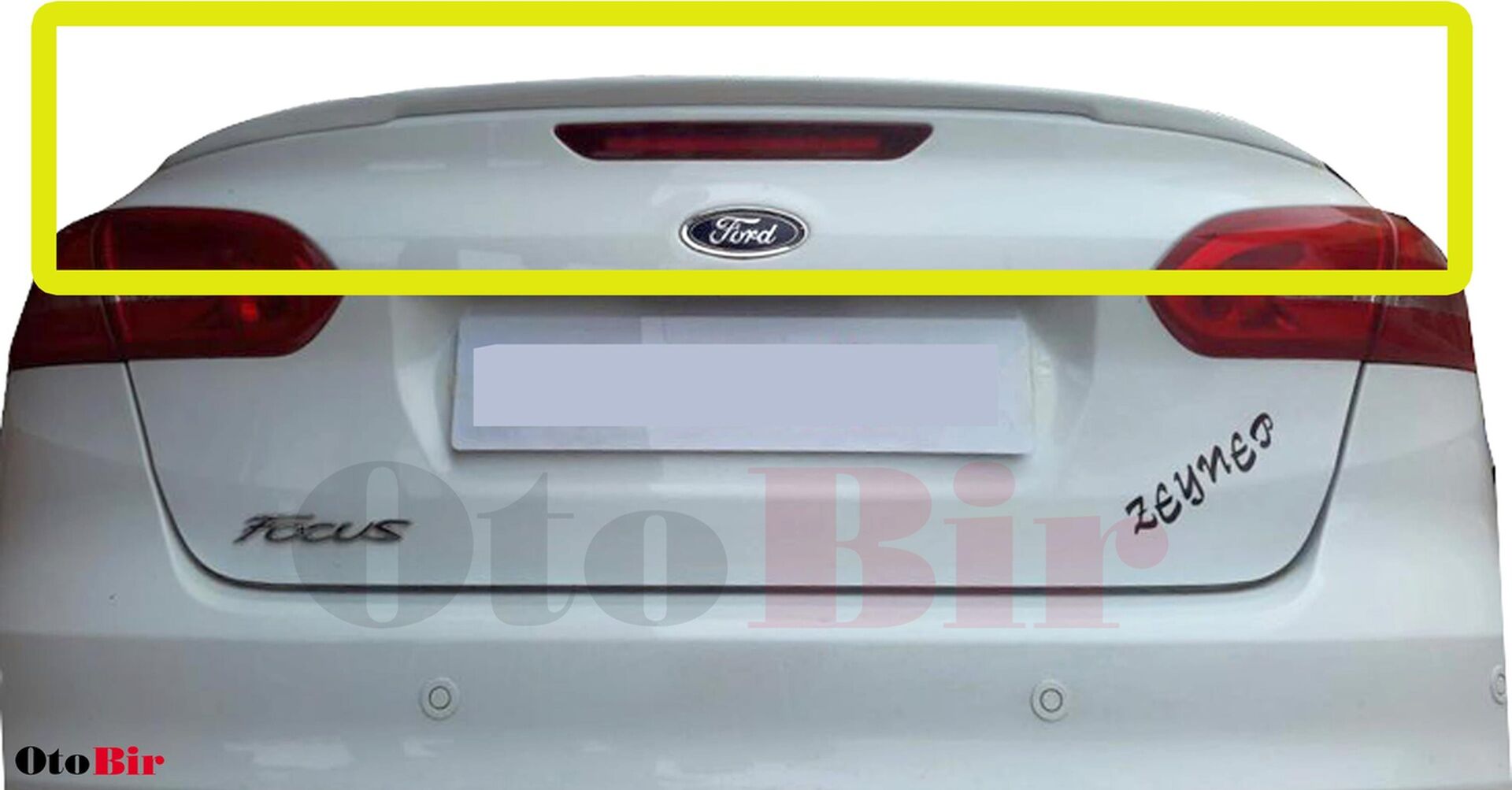 Ford Focus 4 Anatomik Spoiler 2015 Sonrası Modellere Uyumludur