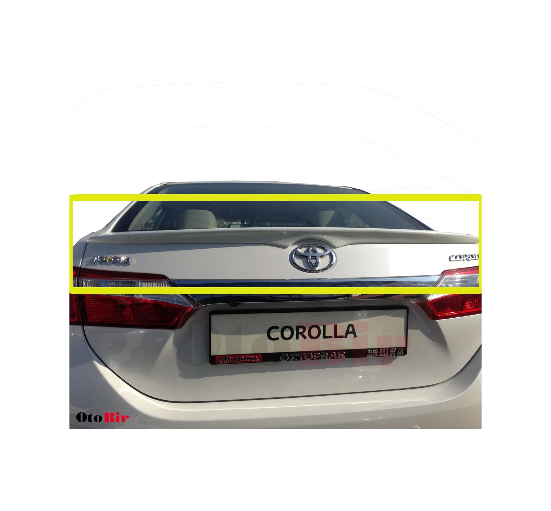 Toyata Corolla Spoiler 2014 Sonrası Modellere Uyumludur