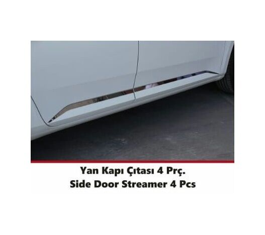 Skoda Superb Yan Kapı Çıtası Kromu 4 Parça 2015 Sonrası