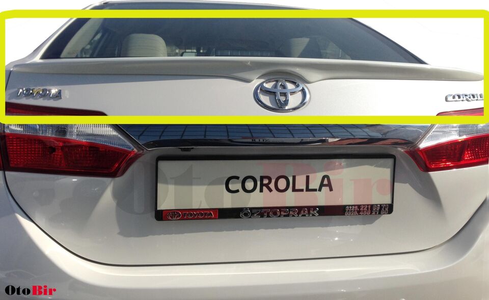Toyota Corolla Anatomik Spoiler 2013 Sonrası Modellere Uyumludur