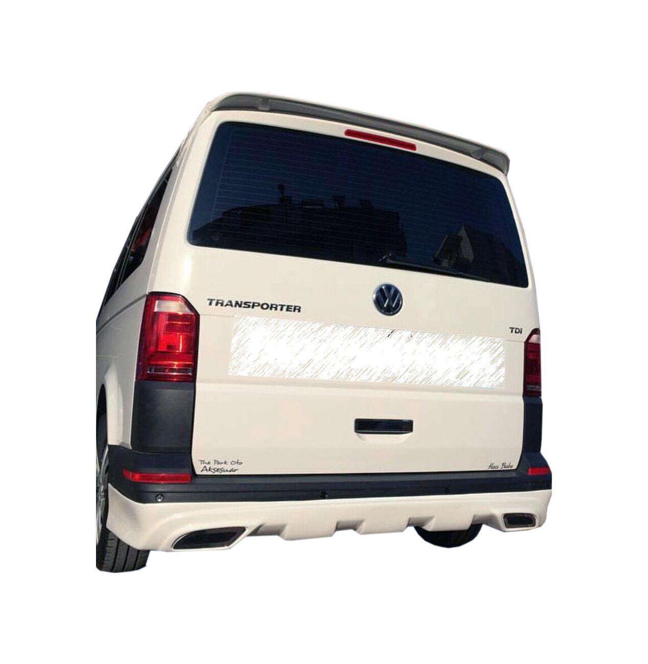 Volkswagen Transporter T5-t6-t7 Difüzörlü Arka Tampon Eki