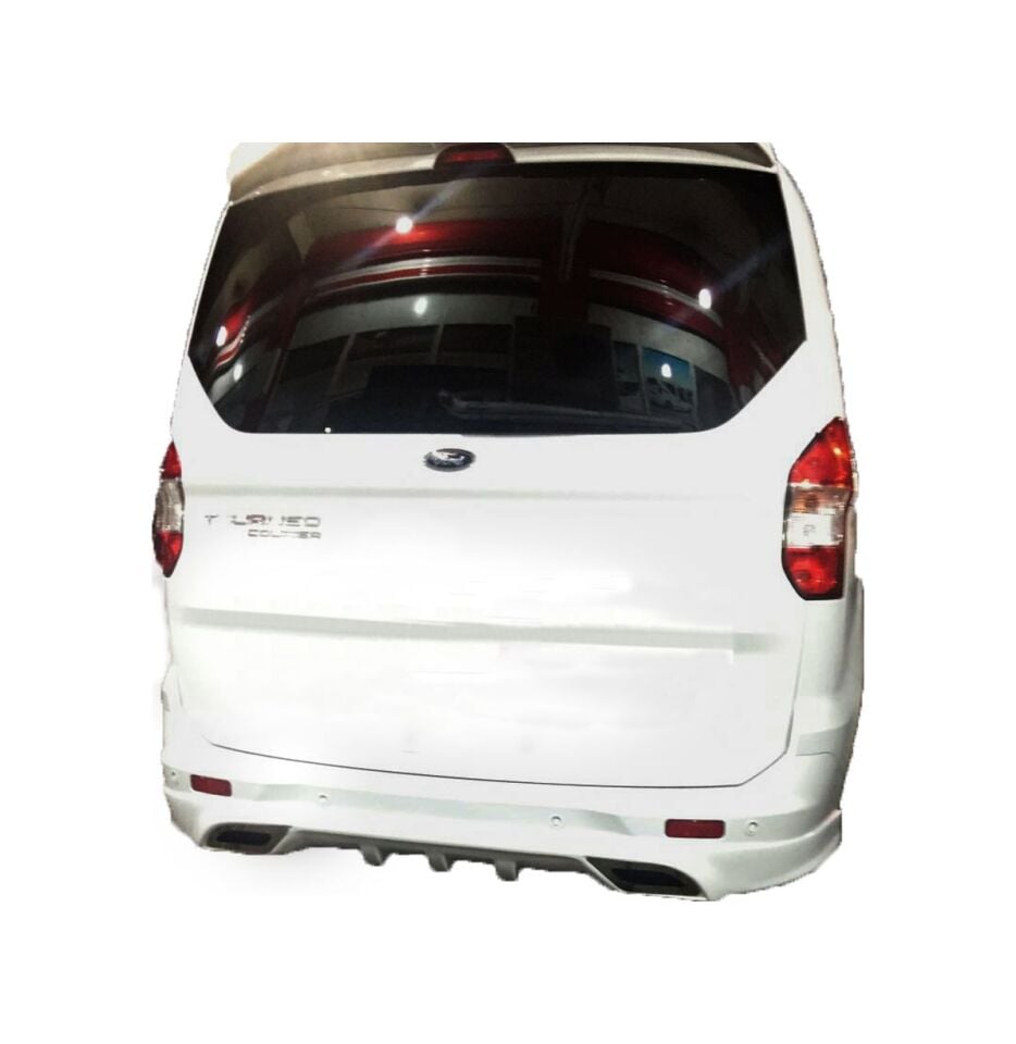 Ford Courier Difüzörlü Arka Tampon Eki Karlık Boyalı
